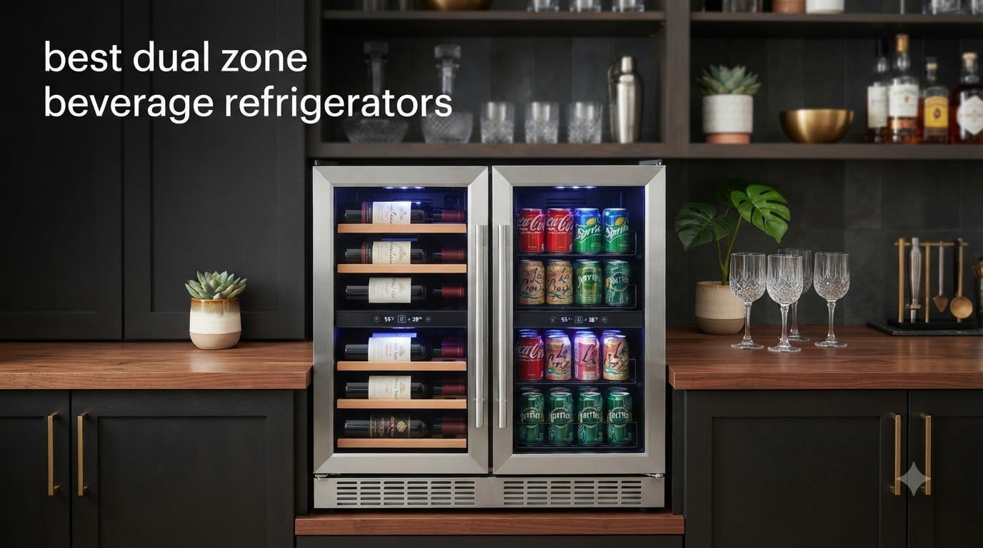 best dual zone beverage refrigerators
