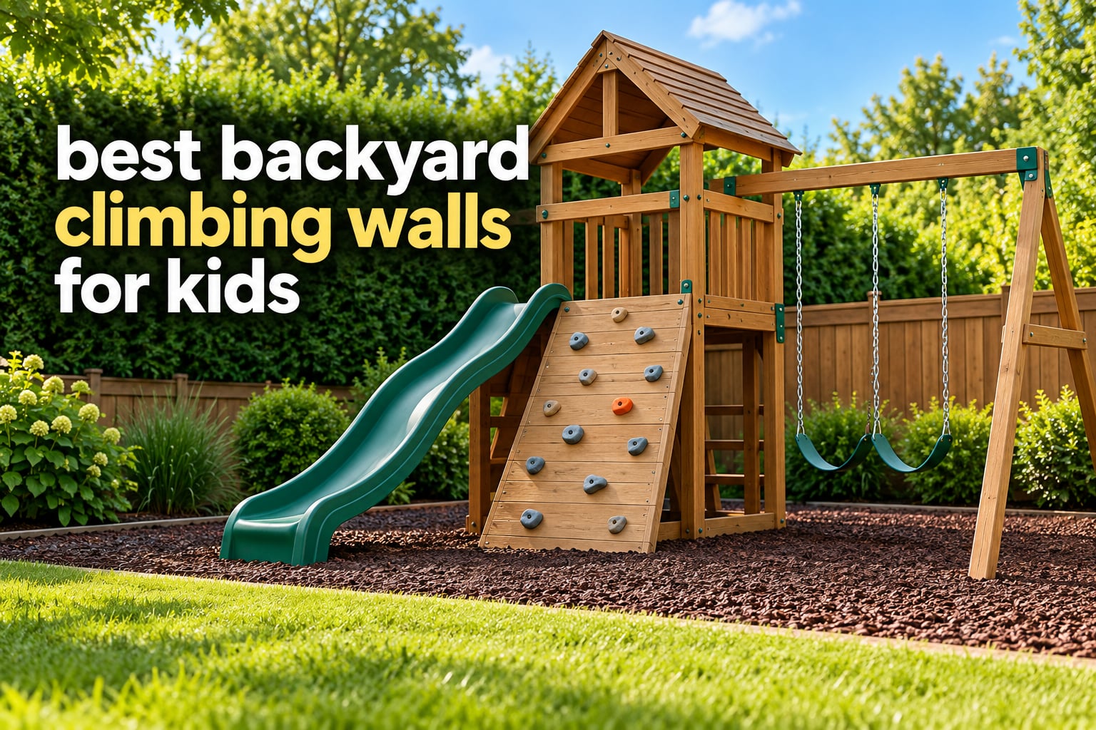 best backyard climbing walls for kids