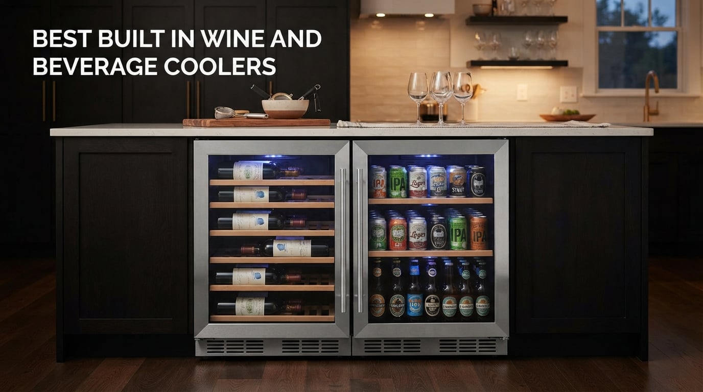 best built in wine and beverage coolers