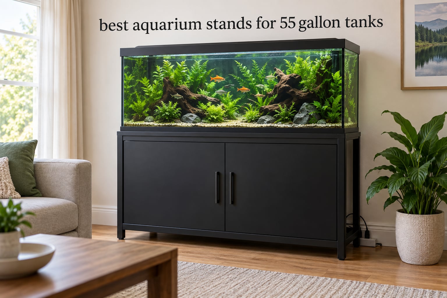 best aquarium stands for 55 gallon tanks