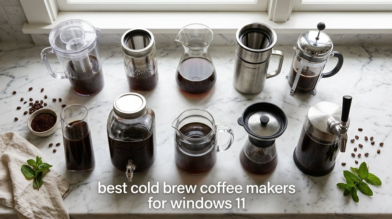 best cold brew coffee makers for windows 11