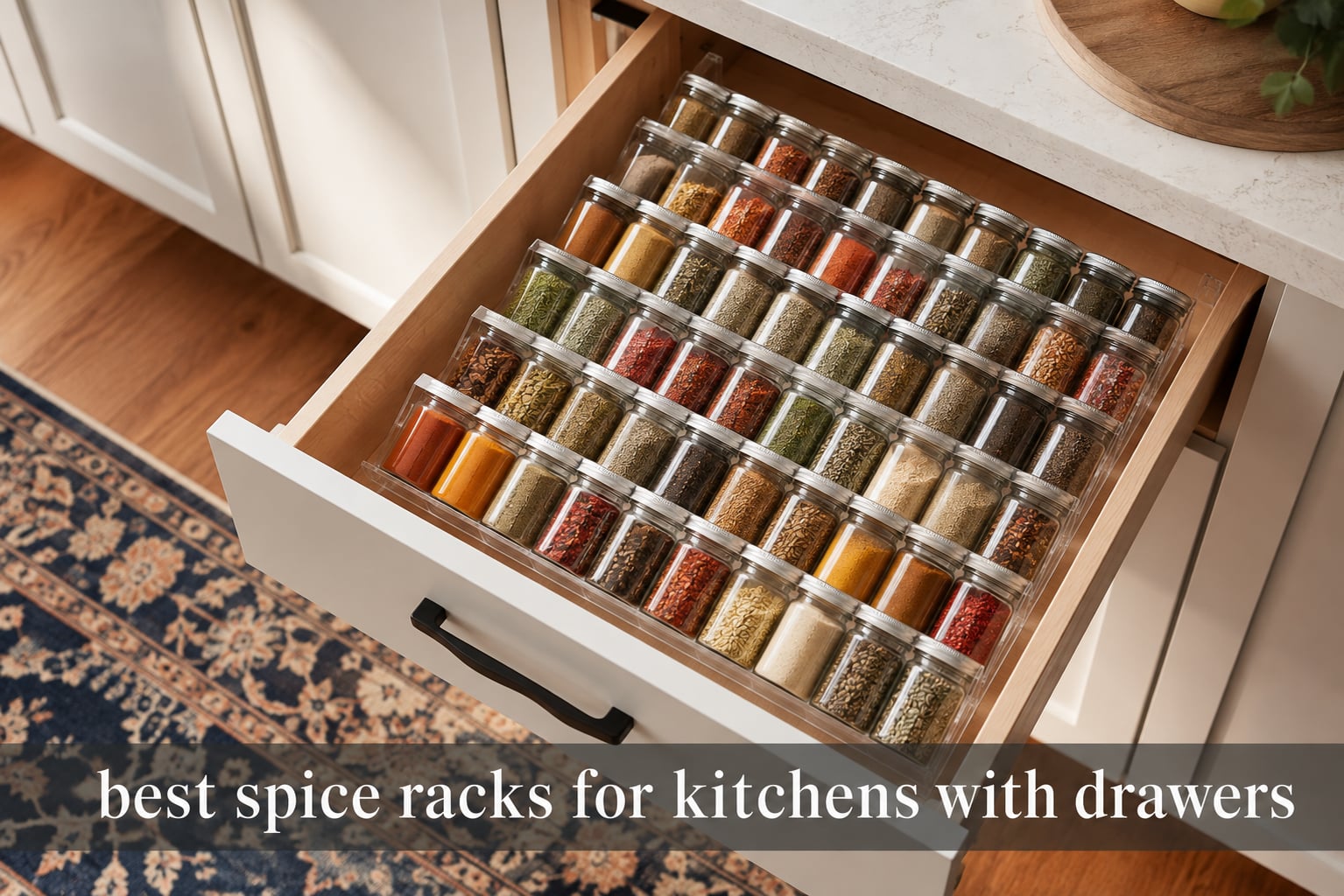 best spice racks for kitchens with drawers