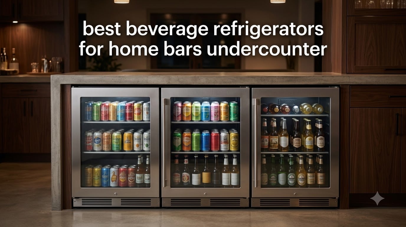 best beverage refrigerators for home bars undercounter