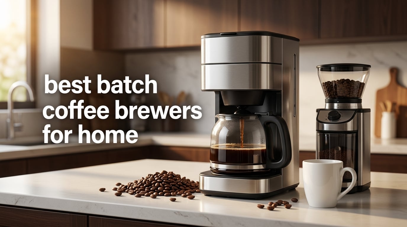 best batch coffee brewers for home
