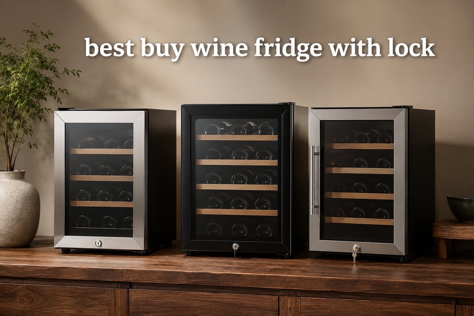 best buy wine fridge with lock