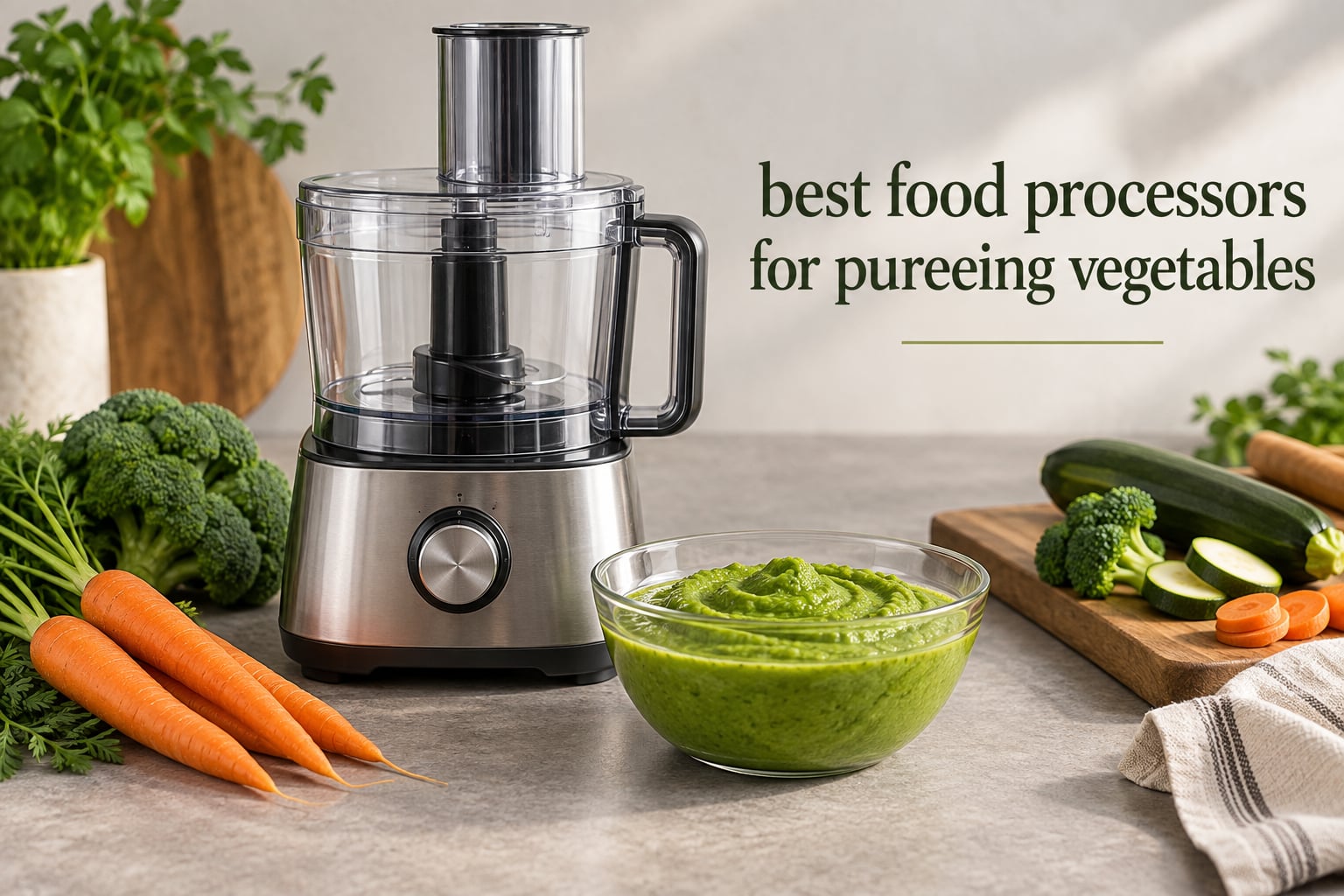 best food processors for pureeing vegetables