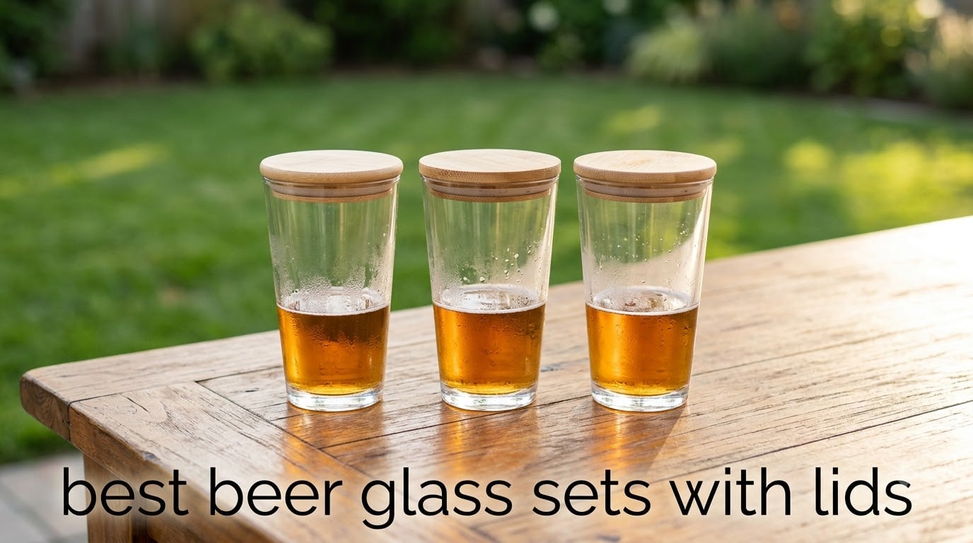 best beer glass sets with lids