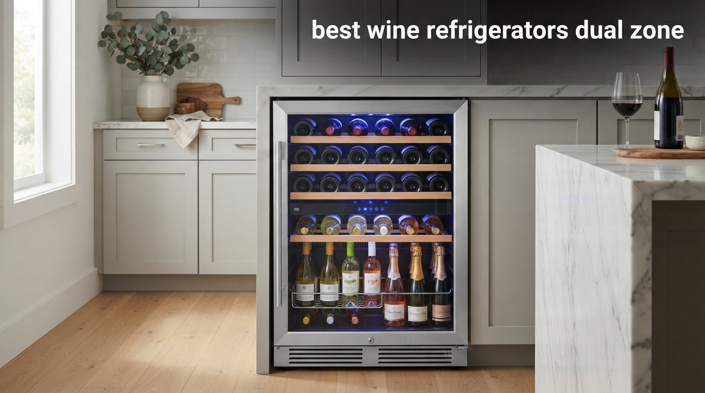 best wine refrigerators dual zone