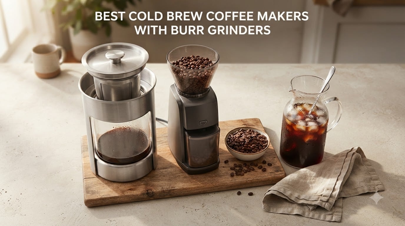 best cold brew coffee makers with burr grinders