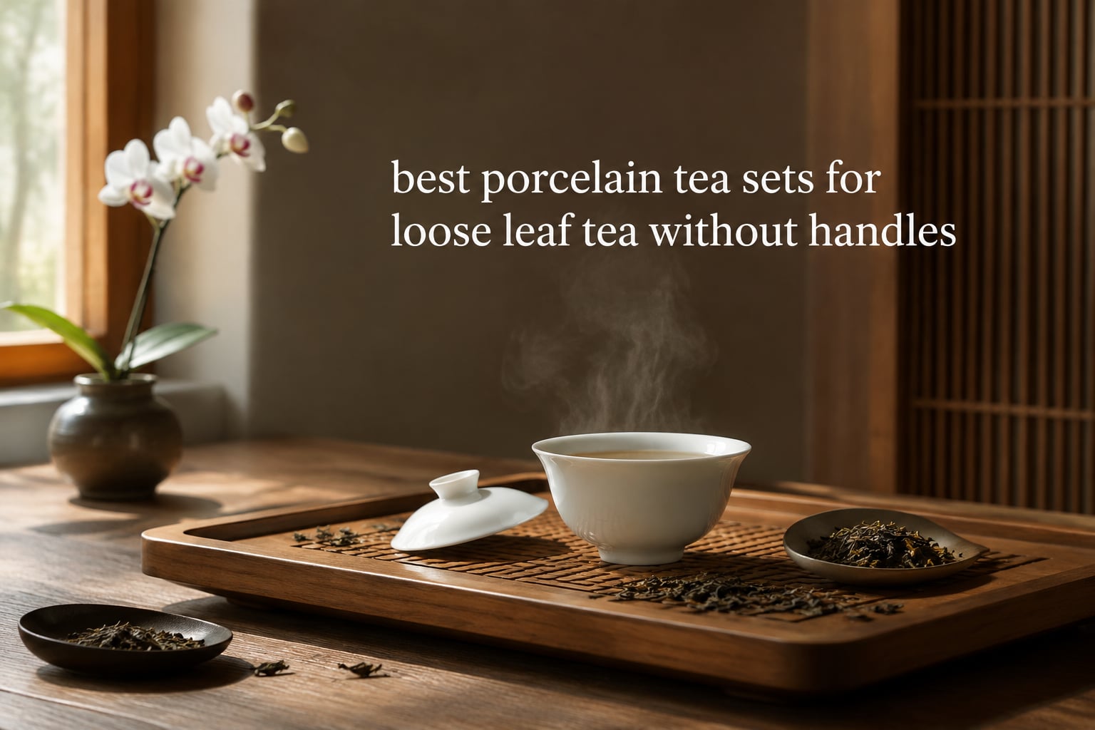best porcelain tea sets for loose leaf tea without handles