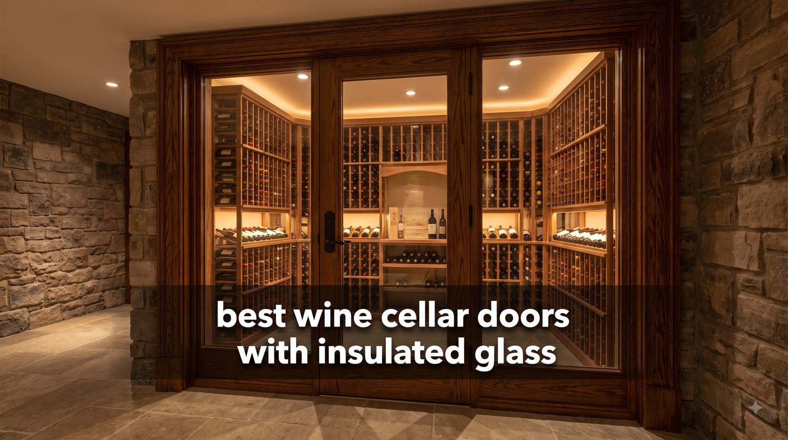 best wine cellar doors with insulated glass