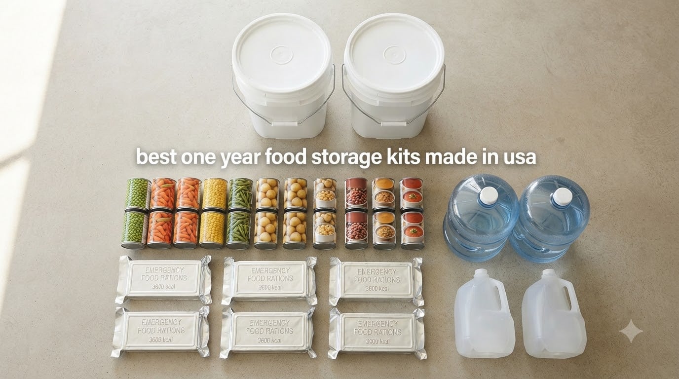 best one year food storage kits made in usa