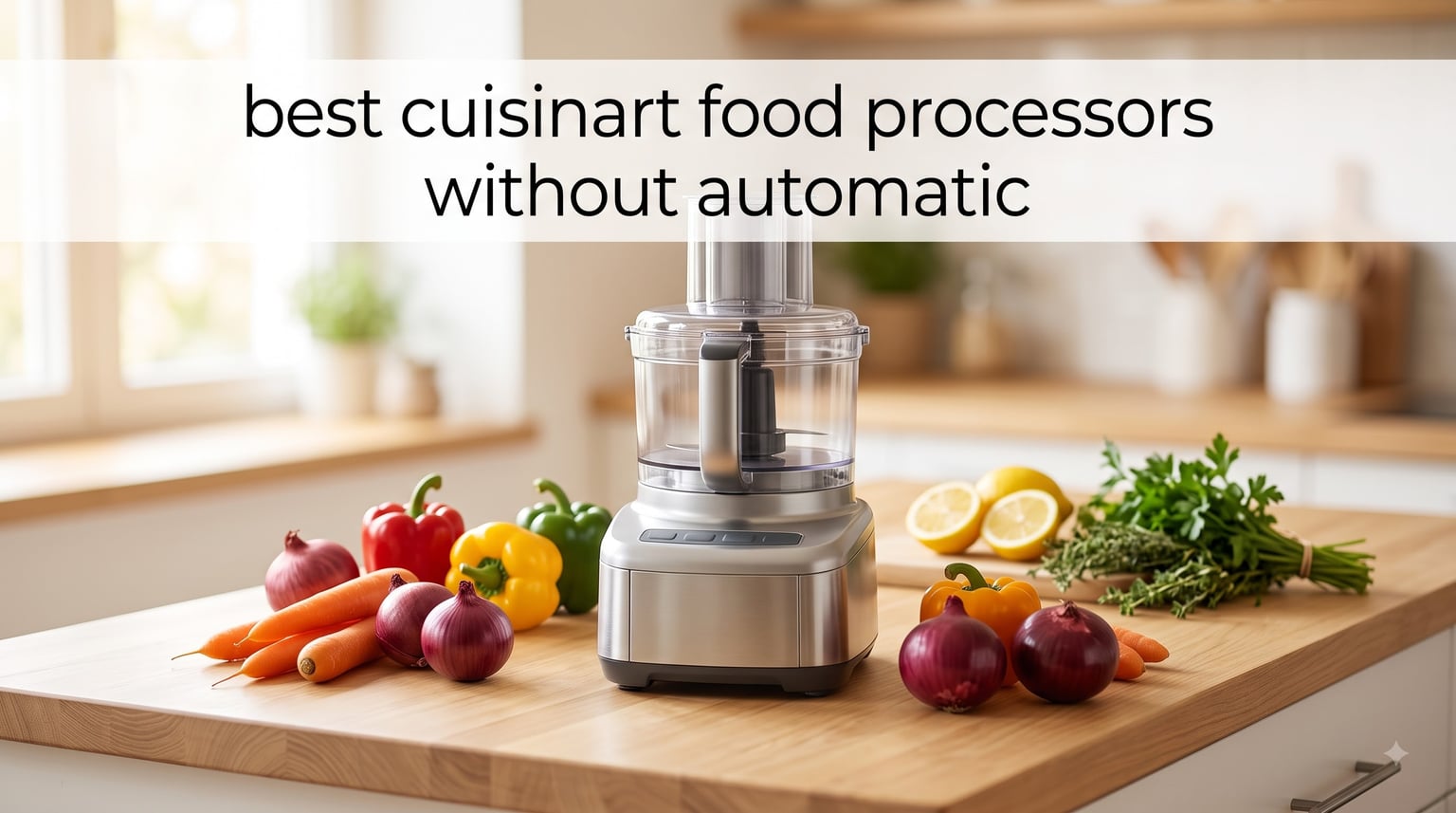 best cuisinart food processors without automatic