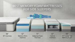 best memory foam mattresses for side sleepers