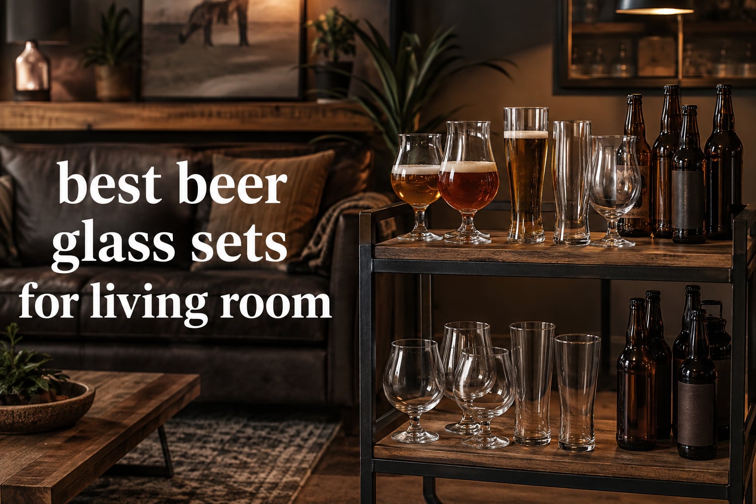 best beer glass sets for living room