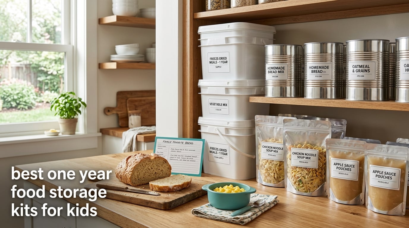 best one year food storage kits for kids