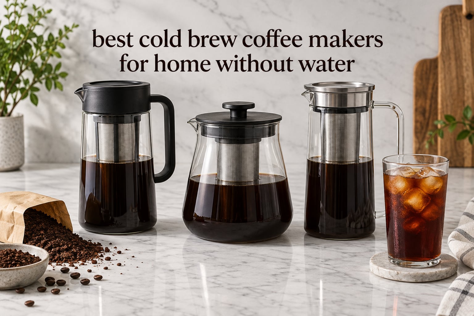 best cold brew coffee makers for home without water