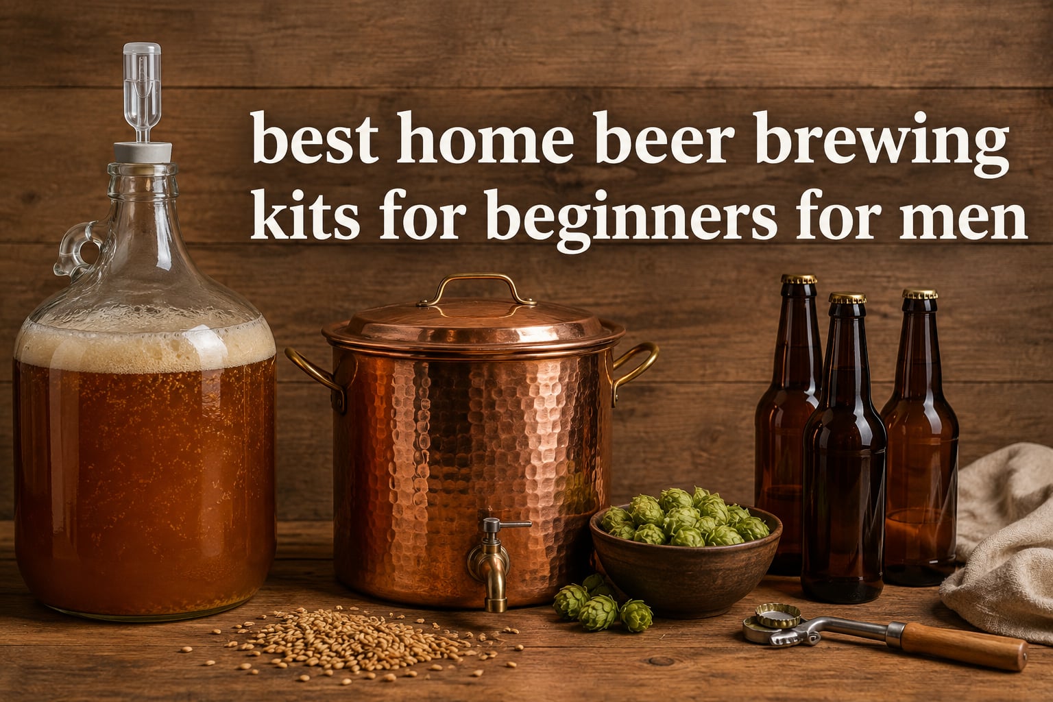 best home beer brewing kits for beginners for men