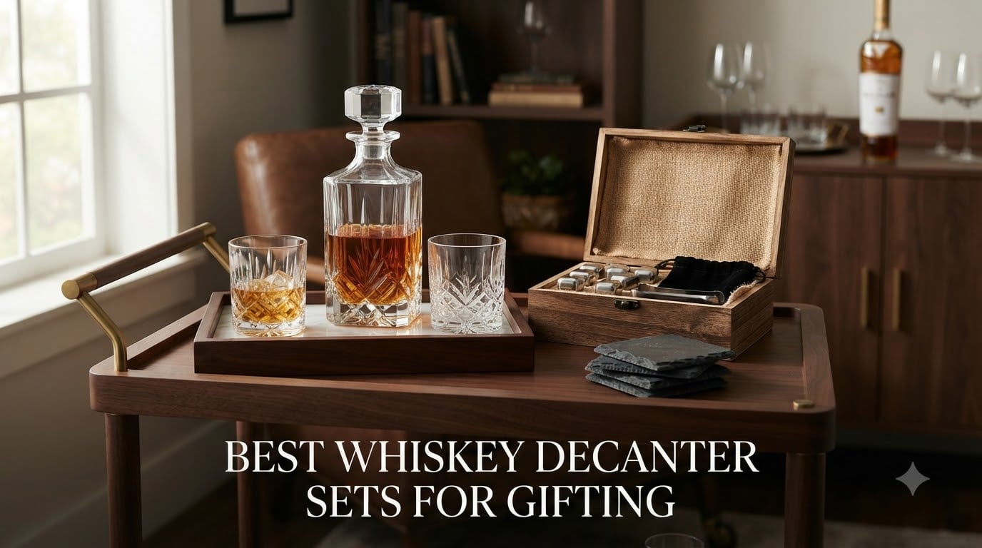 best whiskey decanter sets for gifting