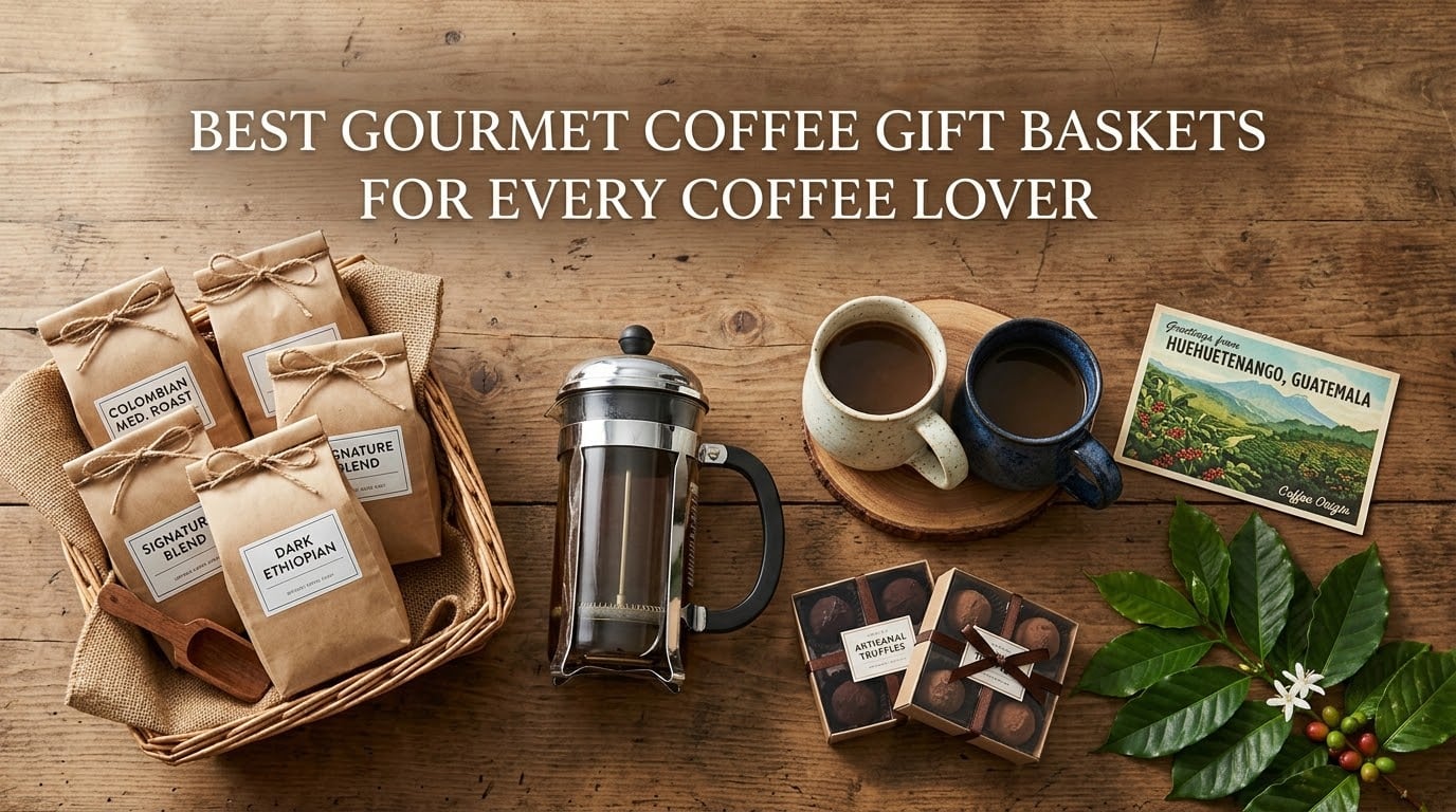 best gourmet coffee gift baskets for every coffee lover