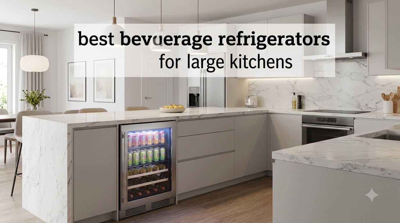 best beverage refrigerators for large kitchens