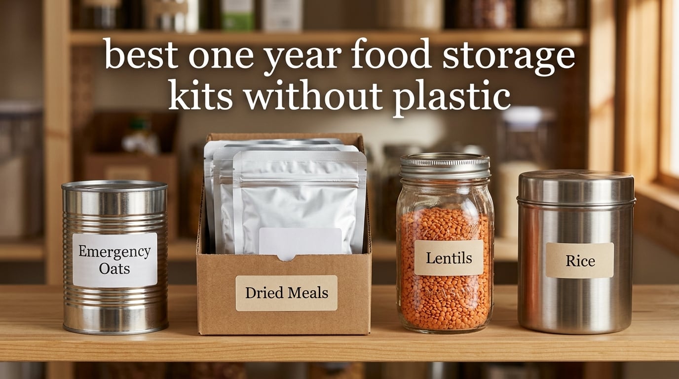 best one year food storage kits without plastic