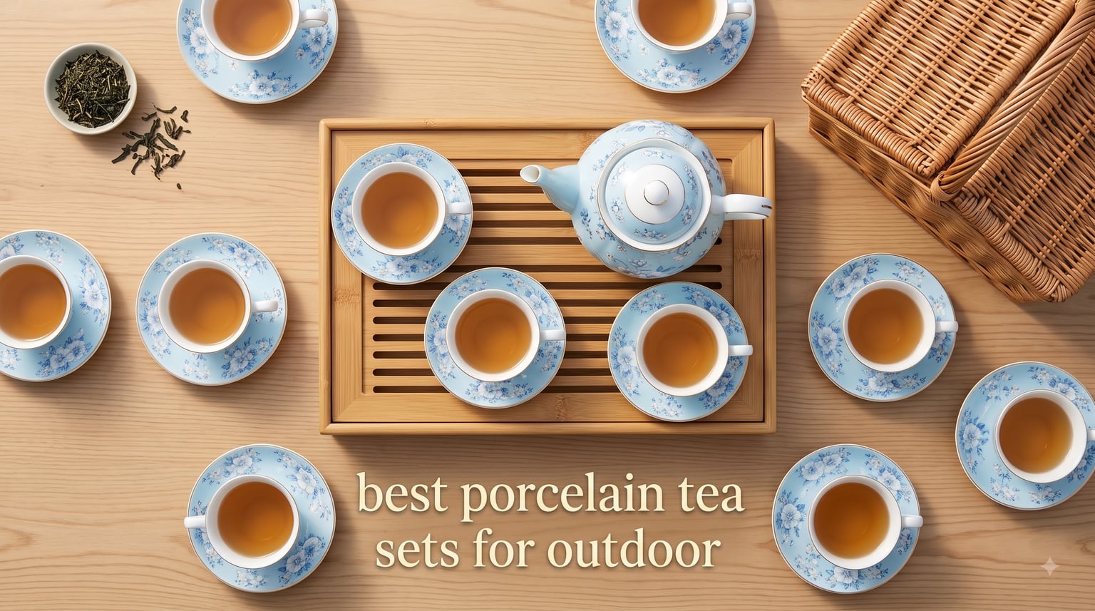 best porcelain tea sets for outdoor