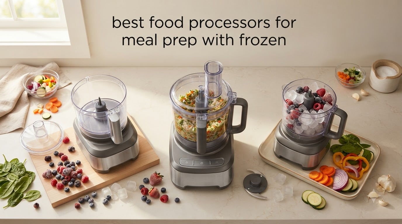 best food processors for meal prep with frozen