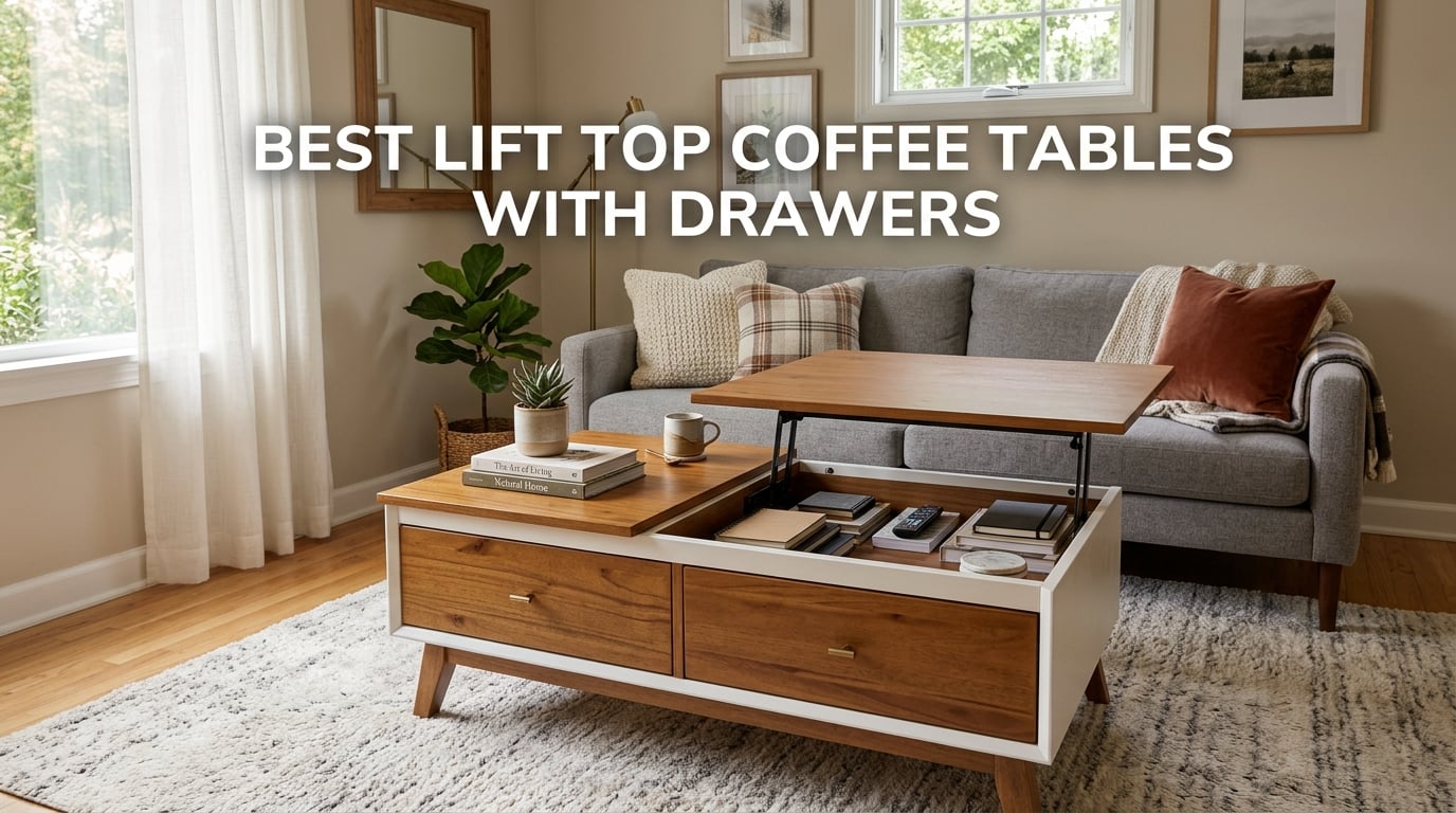best lift top coffee tables with drawers