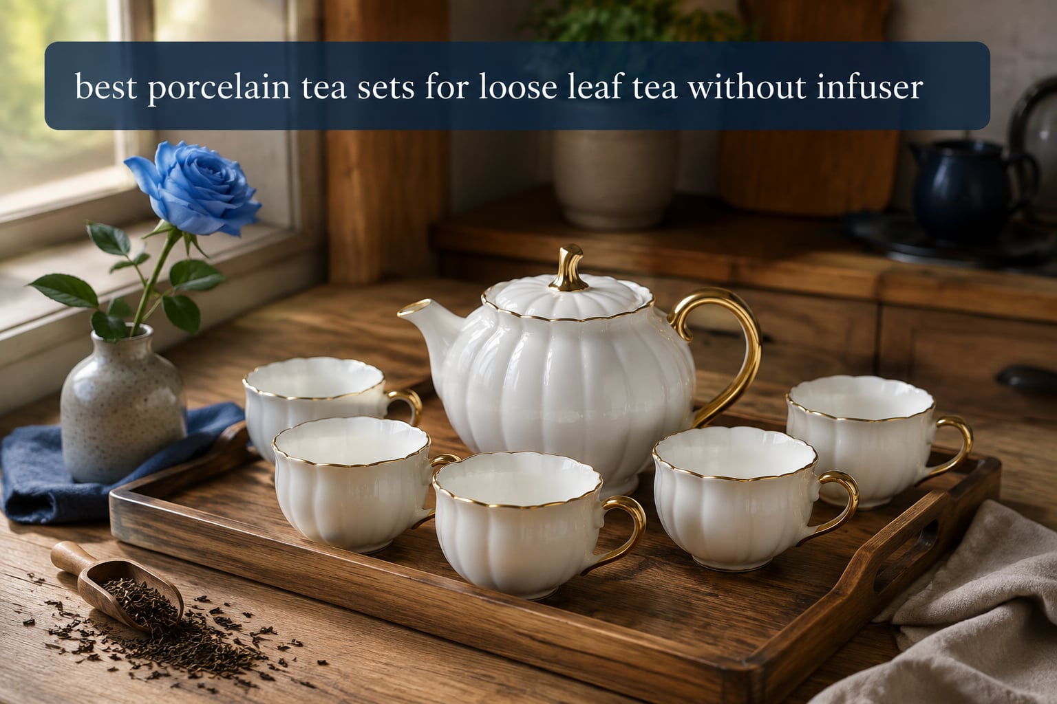 best porcelain tea sets for loose leaf tea without infuser