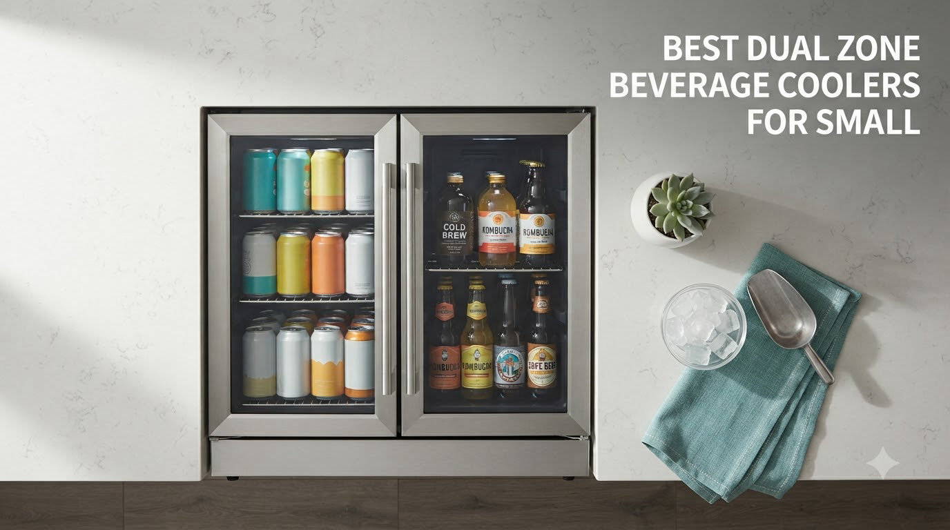 best dual zone beverage coolers for small