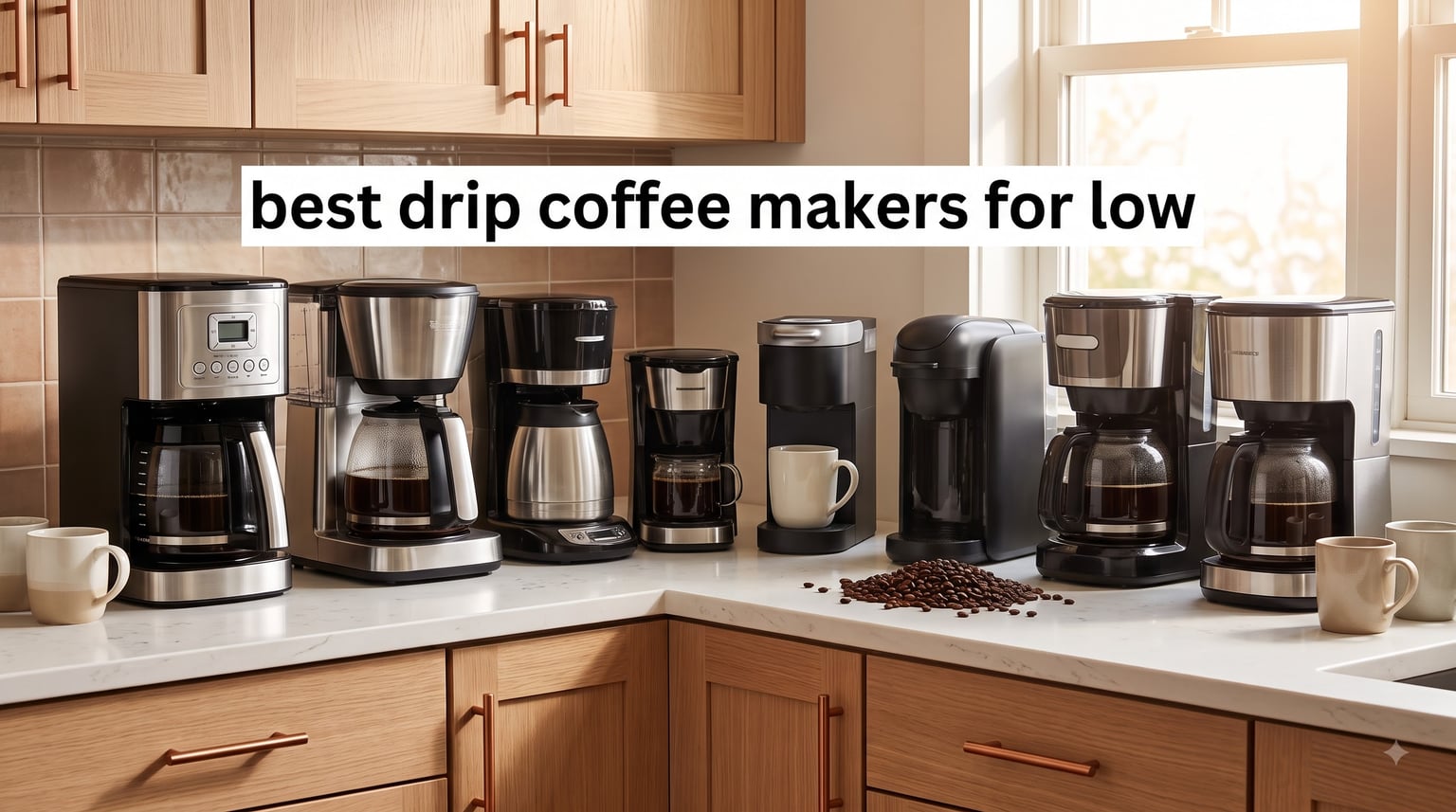 best drip coffee makers for low