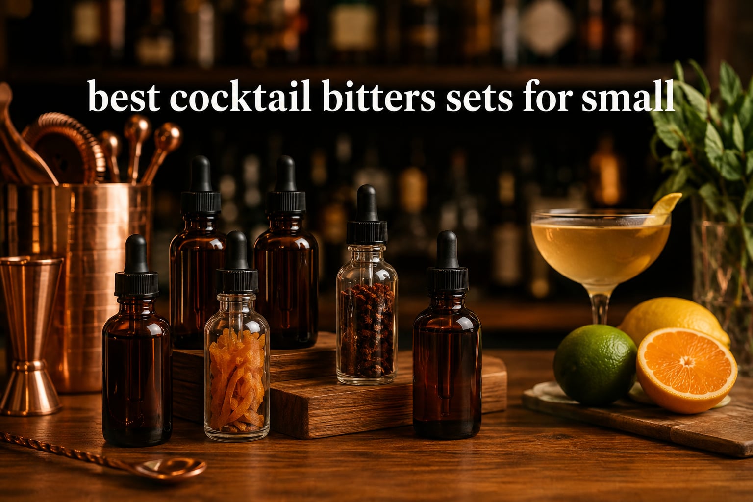 best cocktail bitters sets for small