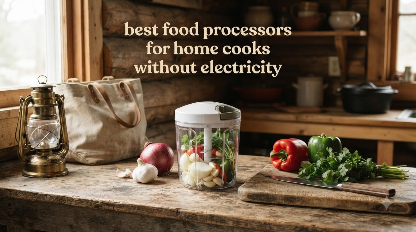 best food processors for home cooks without electricity