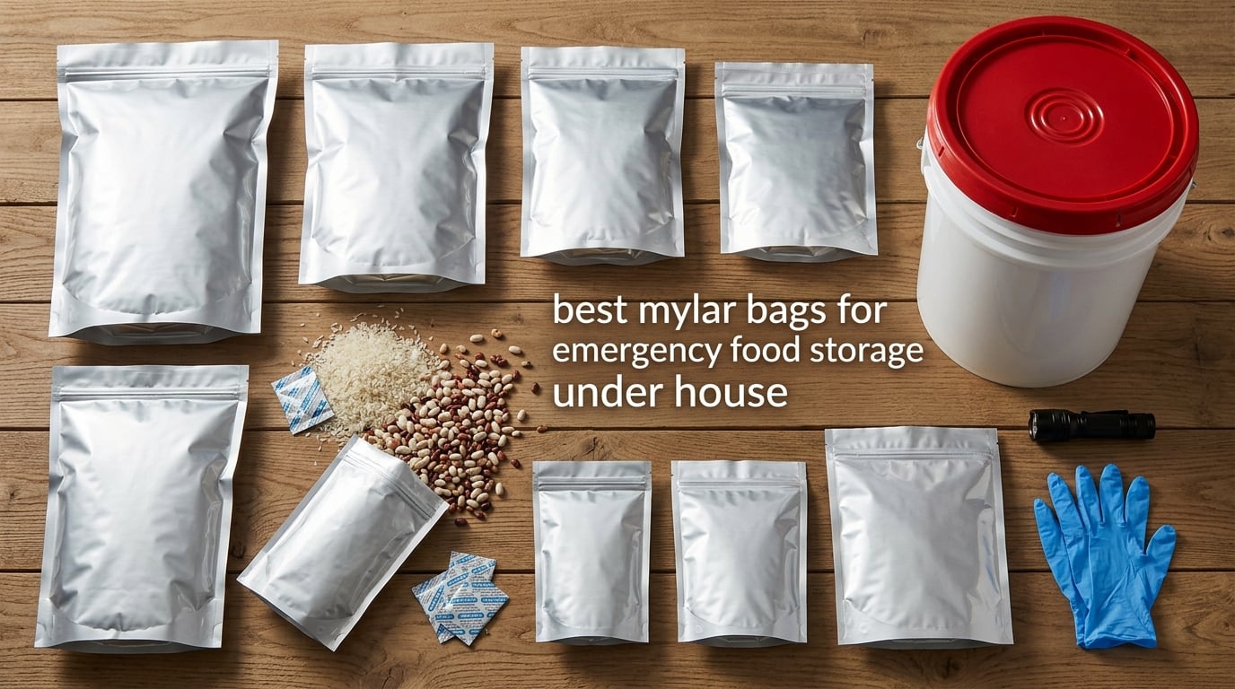 best mylar bags for emergency food storage under house