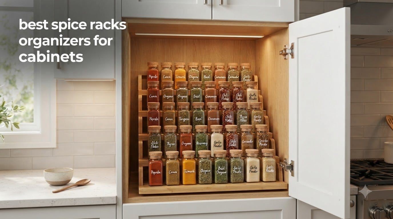 best spice racks organizers for cabinets