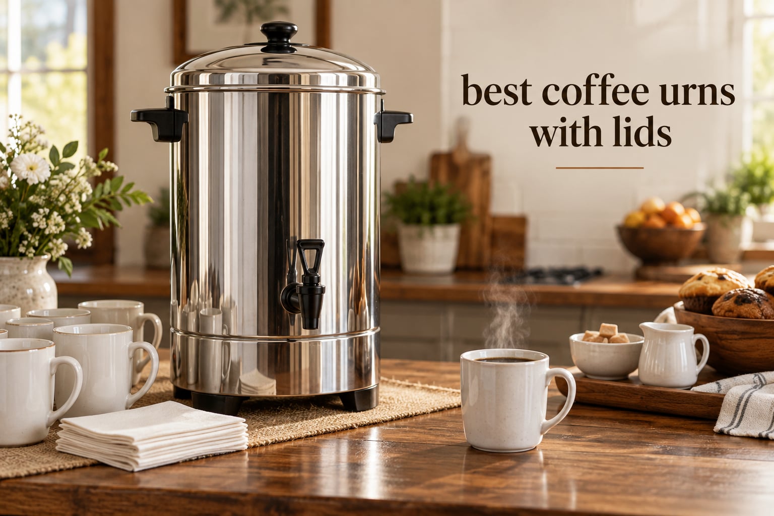 best coffee urns with lids