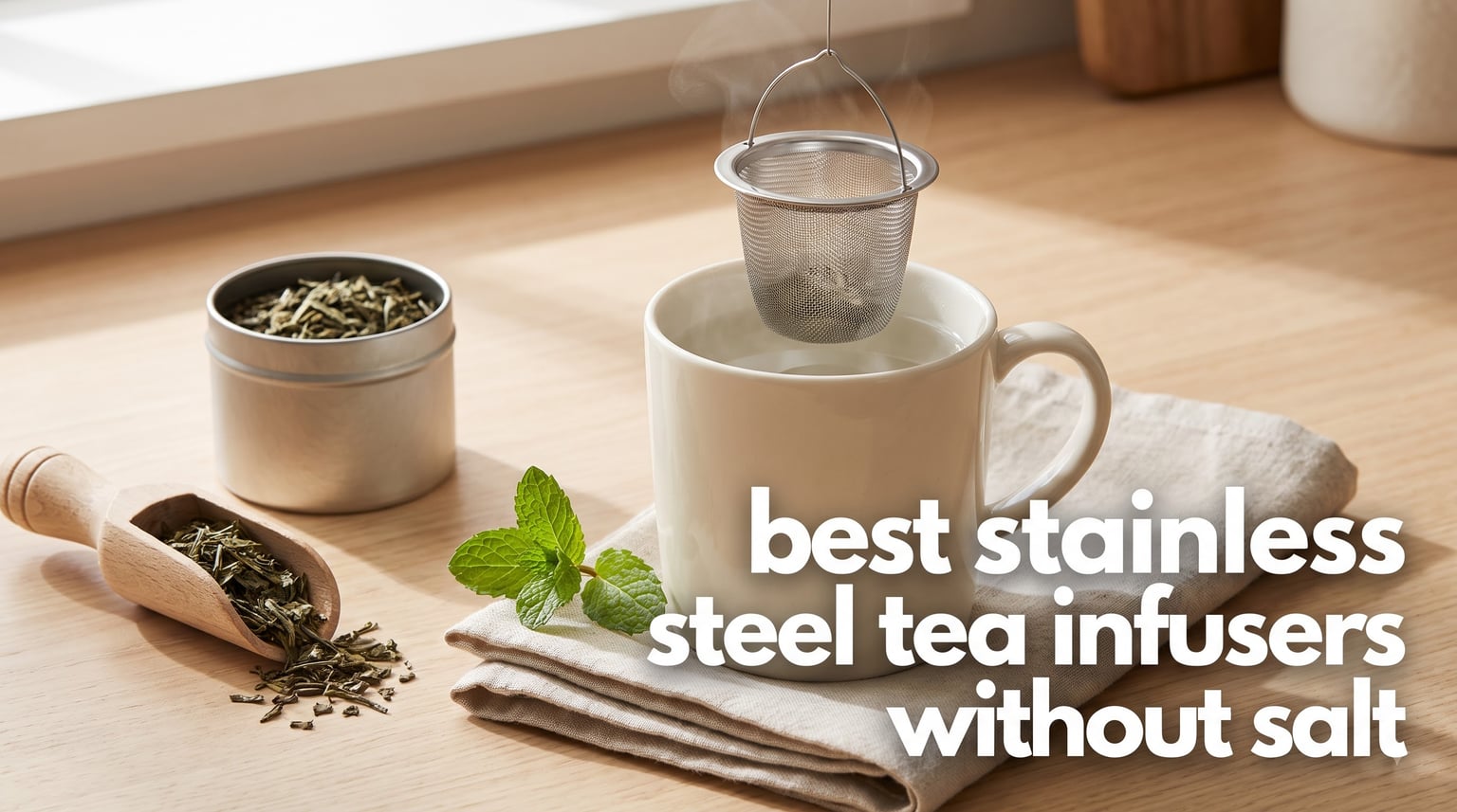 best stainless steel tea infusers without salt