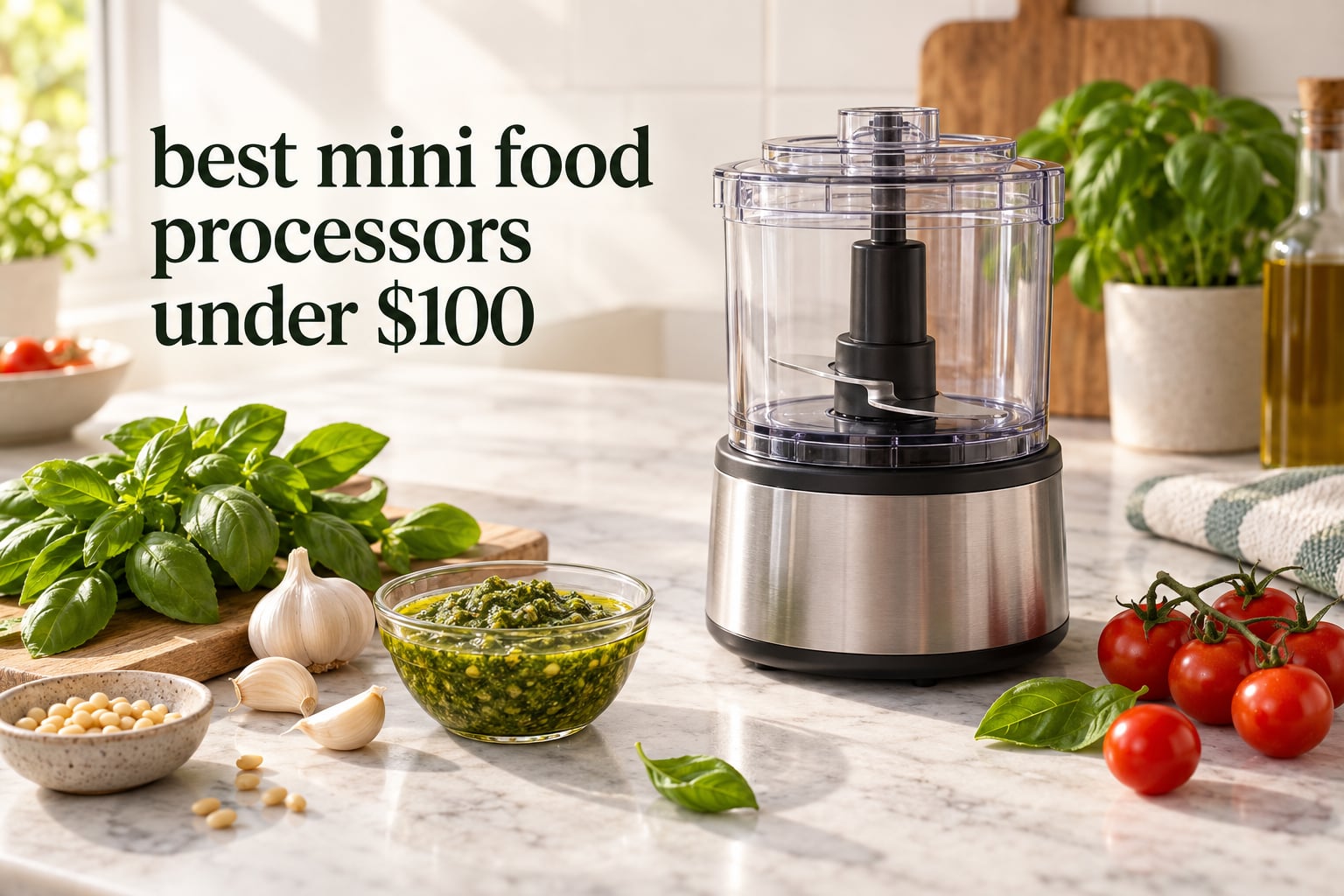 best mini food processors under $100