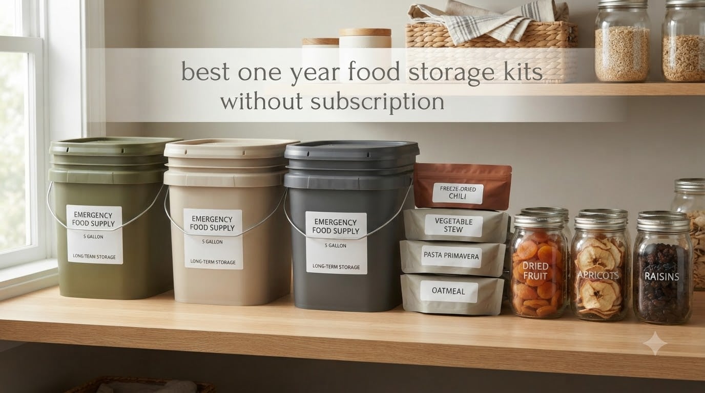 best one year food storage kits without subscription
