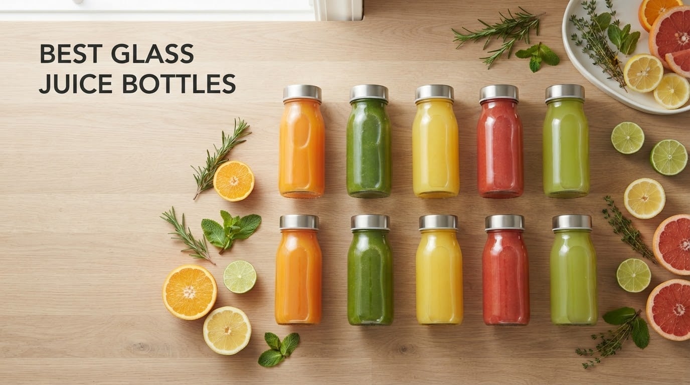 best glass juice bottles