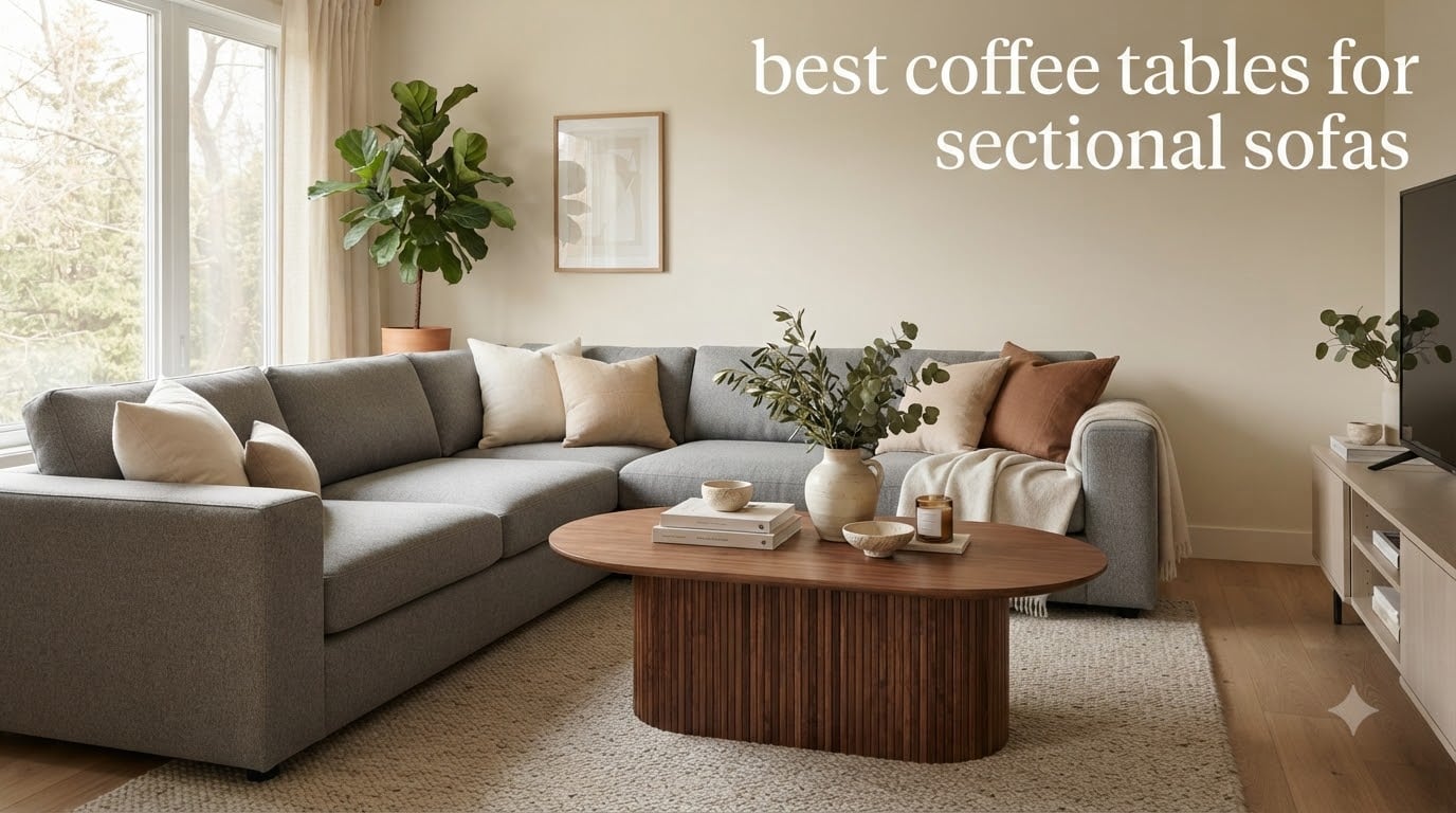 best coffee tables for sectional sofas