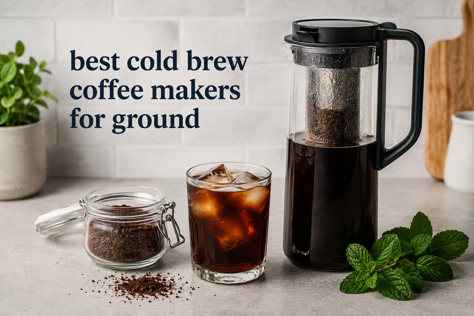 best cold brew coffee makers for ground