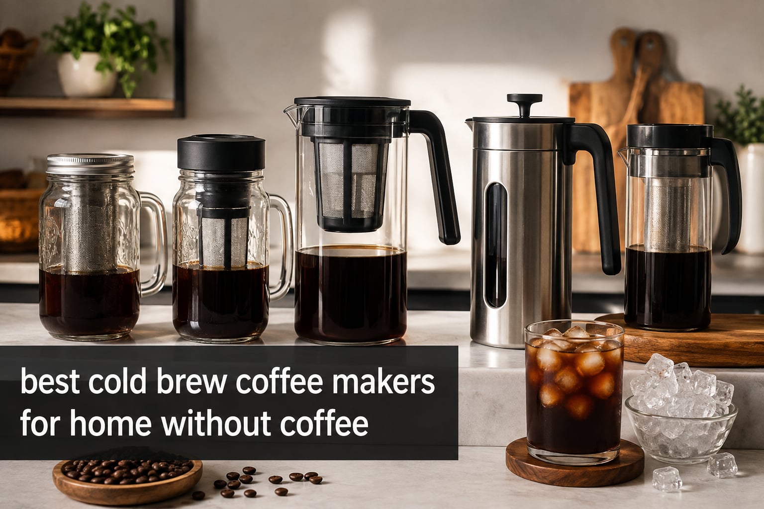 best cold brew coffee makers for home without coffee