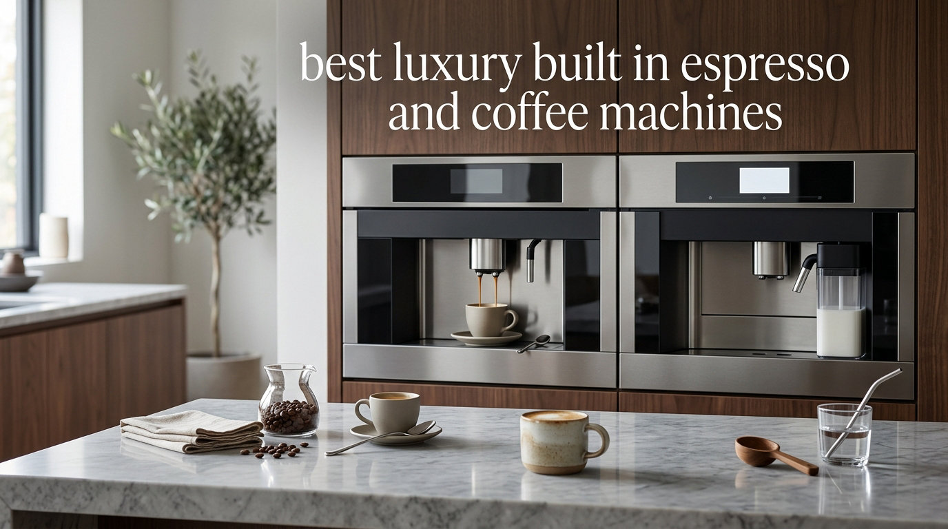 best luxury built in espresso and coffee machines