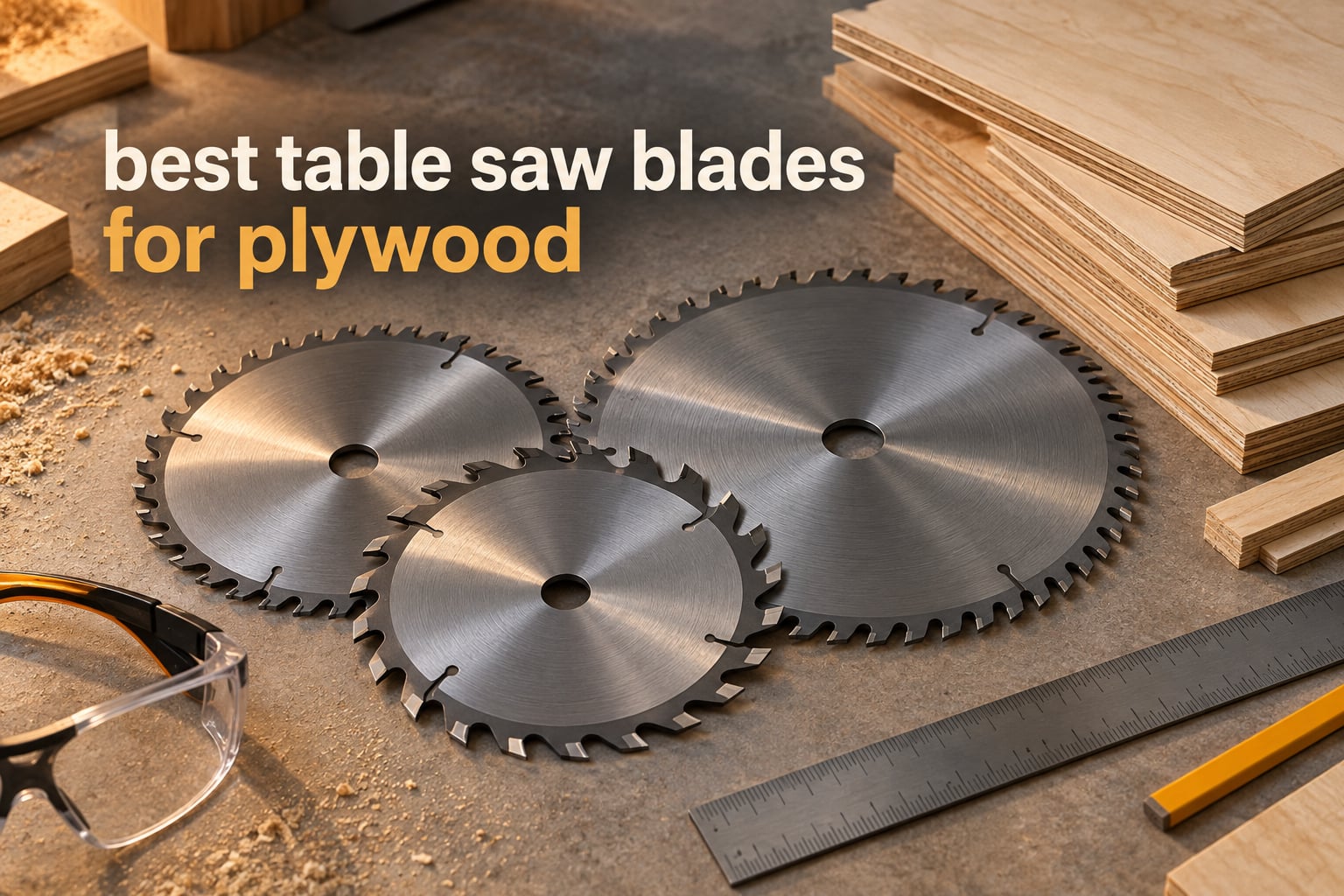 best table saw blades for plywood