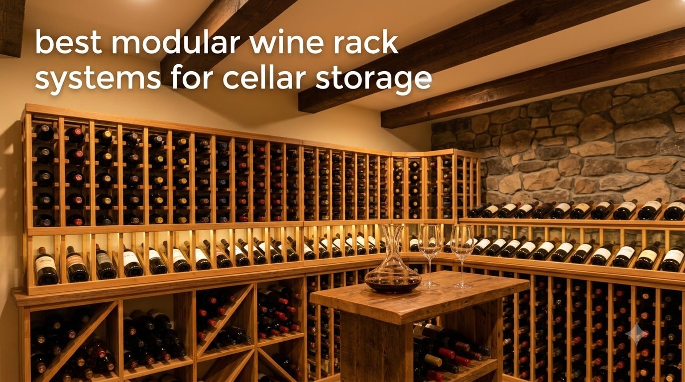 best modular wine rack systems for cellar storage