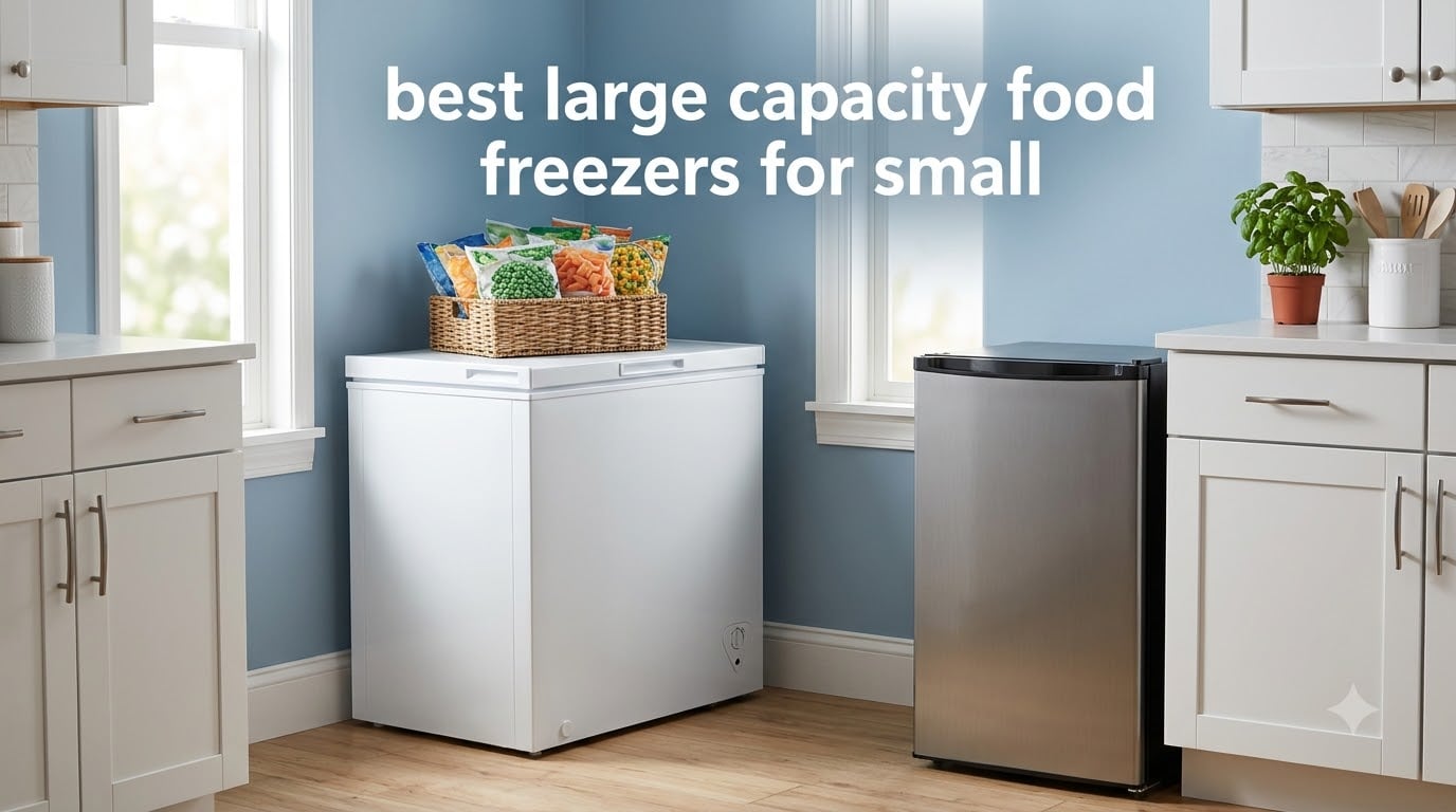 best large capacity food freezers for small