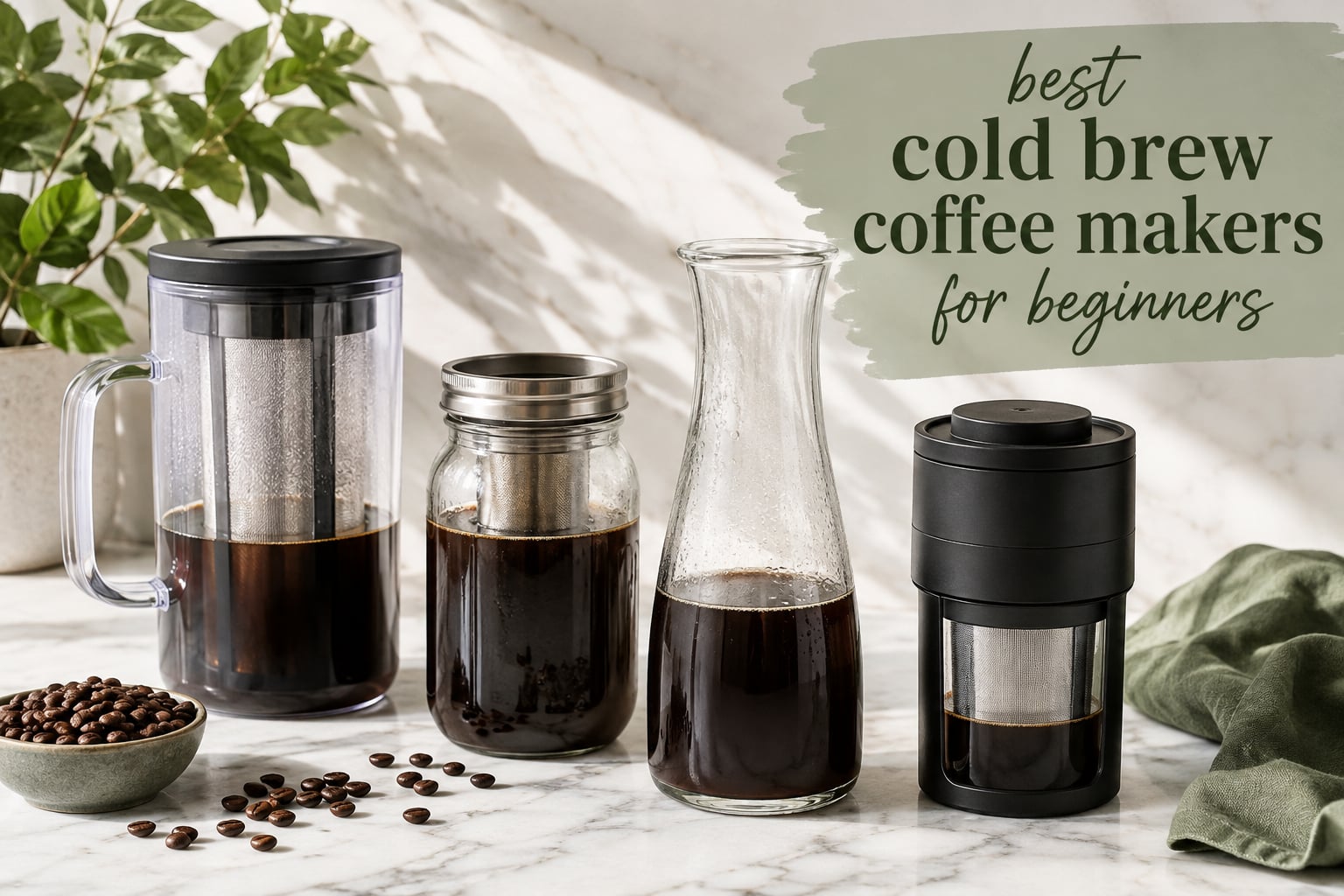 best cold brew coffee makers for beginners
