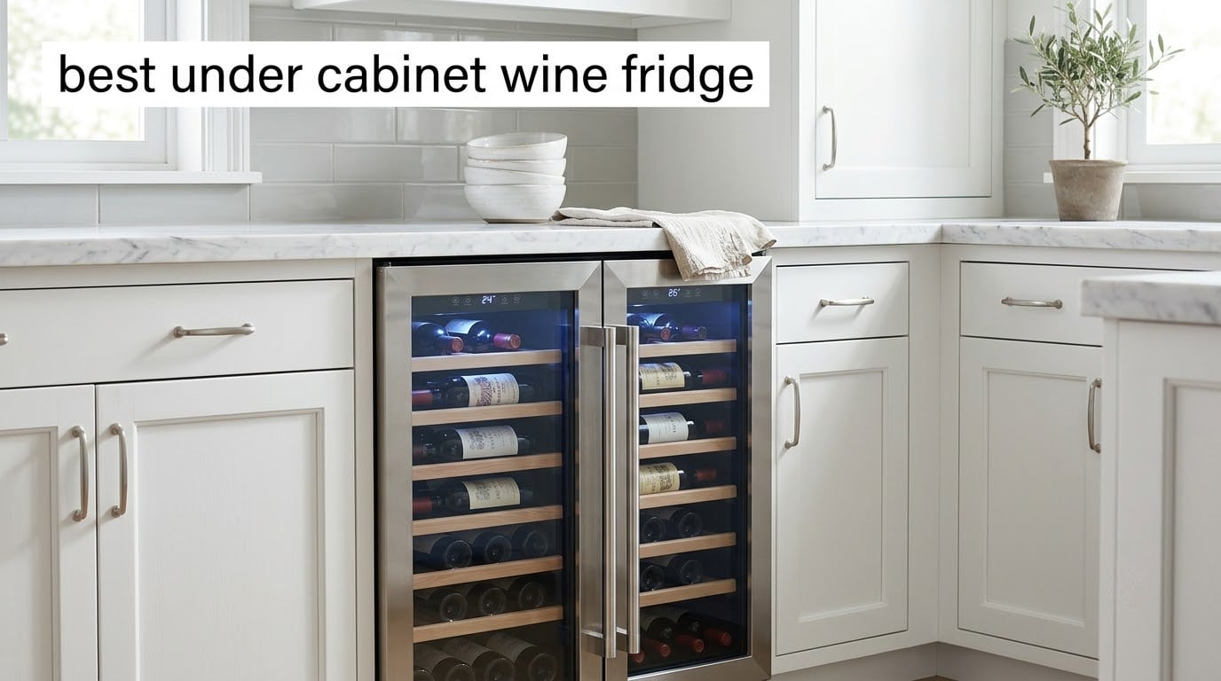 best under cabinet wine fridge